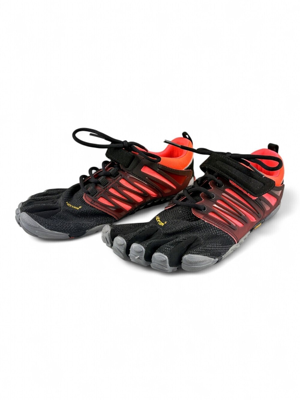 Vibram FiveFingers Womens V-Train Athletic Toe Shoes 8.5 Black Red 17W6604